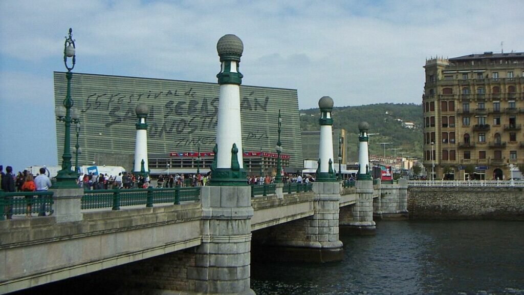 Vista del Kursaal durante la 55 edición del festival